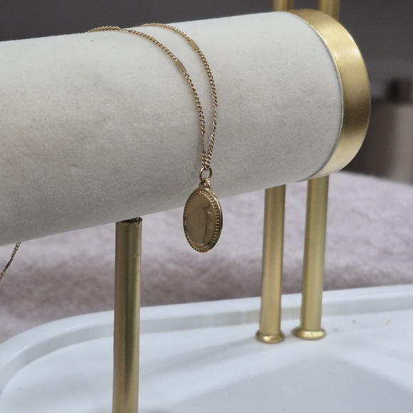 18k GP Hypoalergenic Gold Necklace - Picture 3 of 3